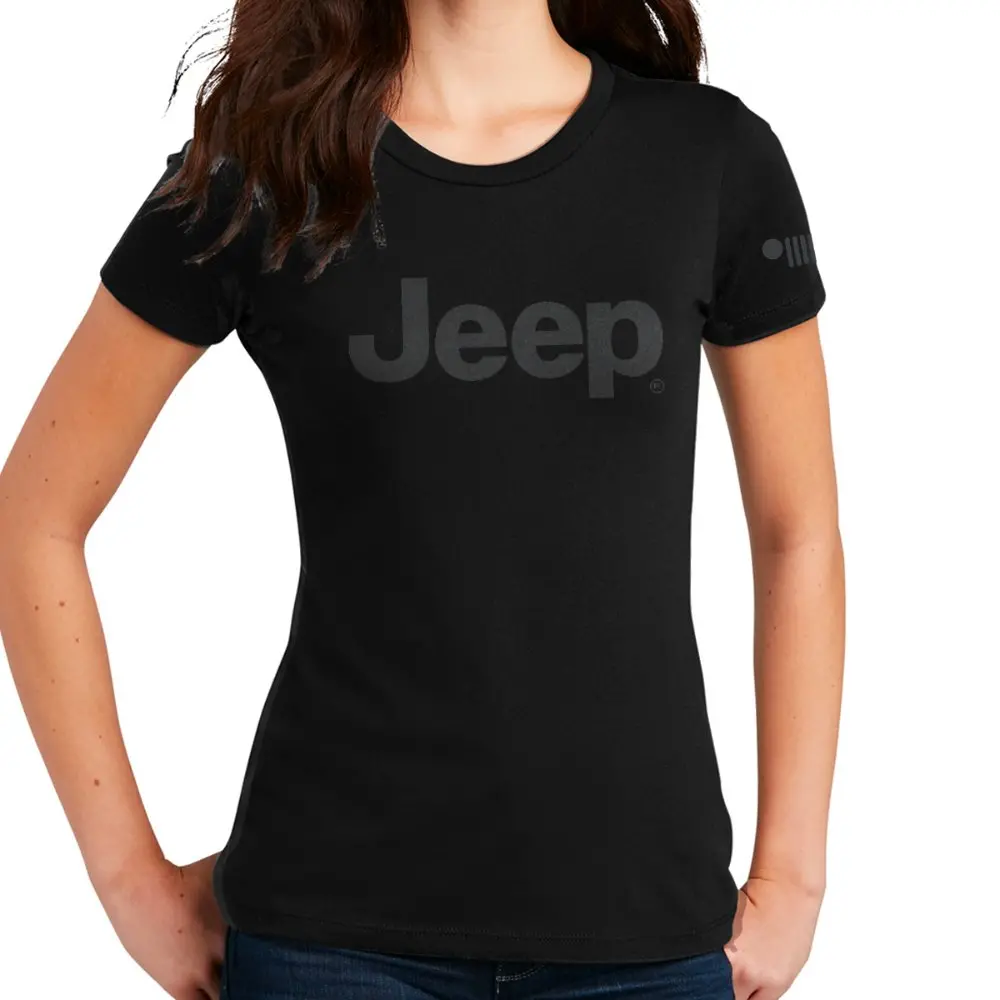 Ladies T-Shirt - Jeep® Text Blackout 1