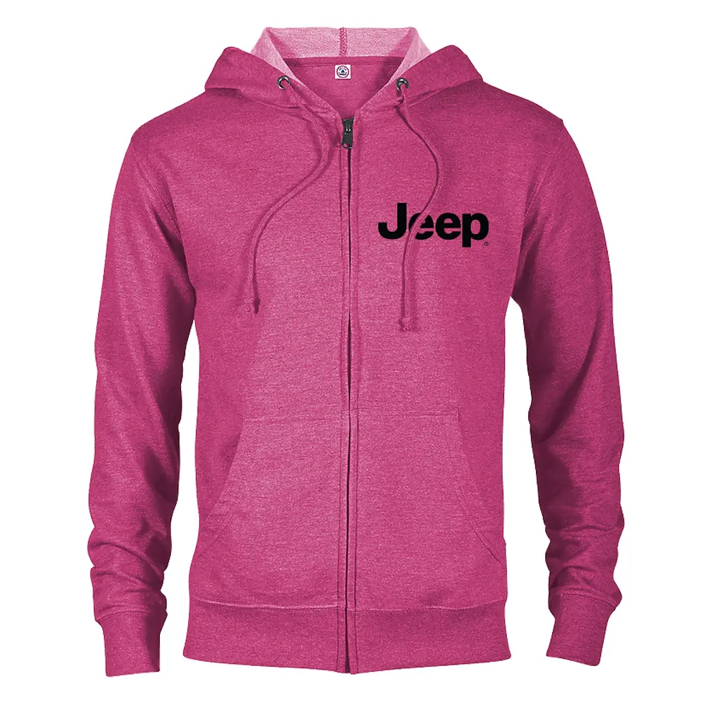 Ladies Jeep® Text Zip Hoodie 1