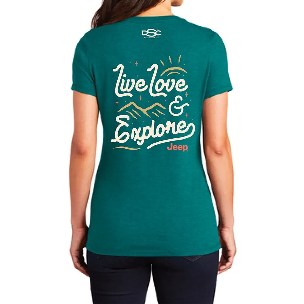 Ladies V-Neck - Jeep® Live Love Explore 1