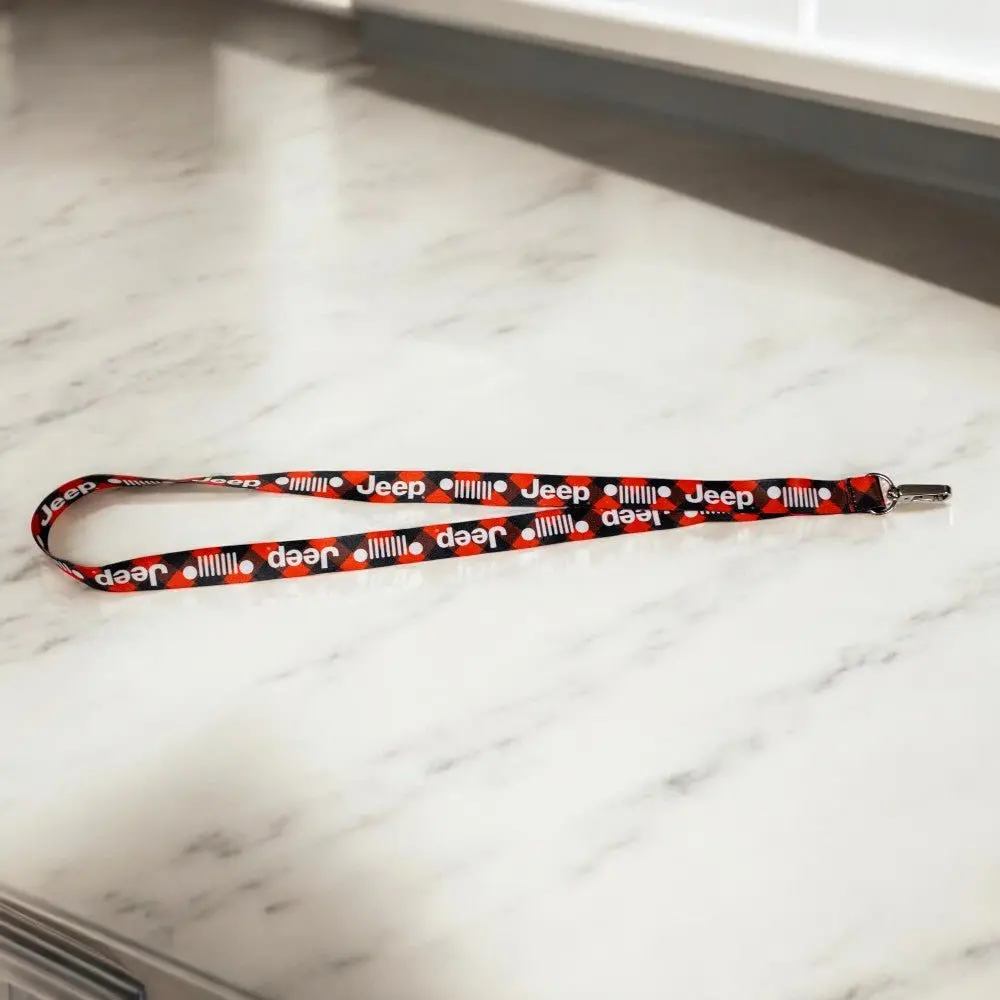 Lanyard - Jeep Buffalo Plaid 1