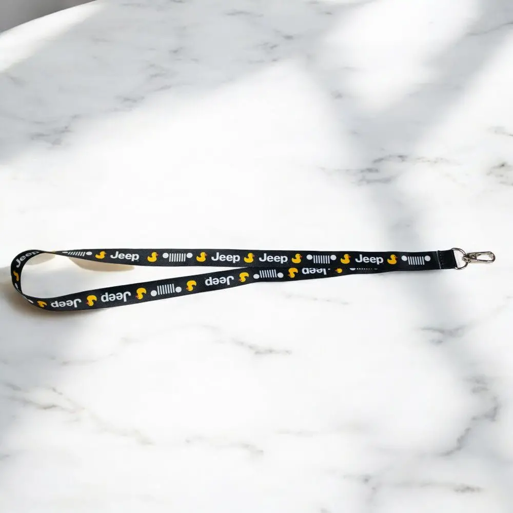 Lanyard - Jeep Duck - Black 1