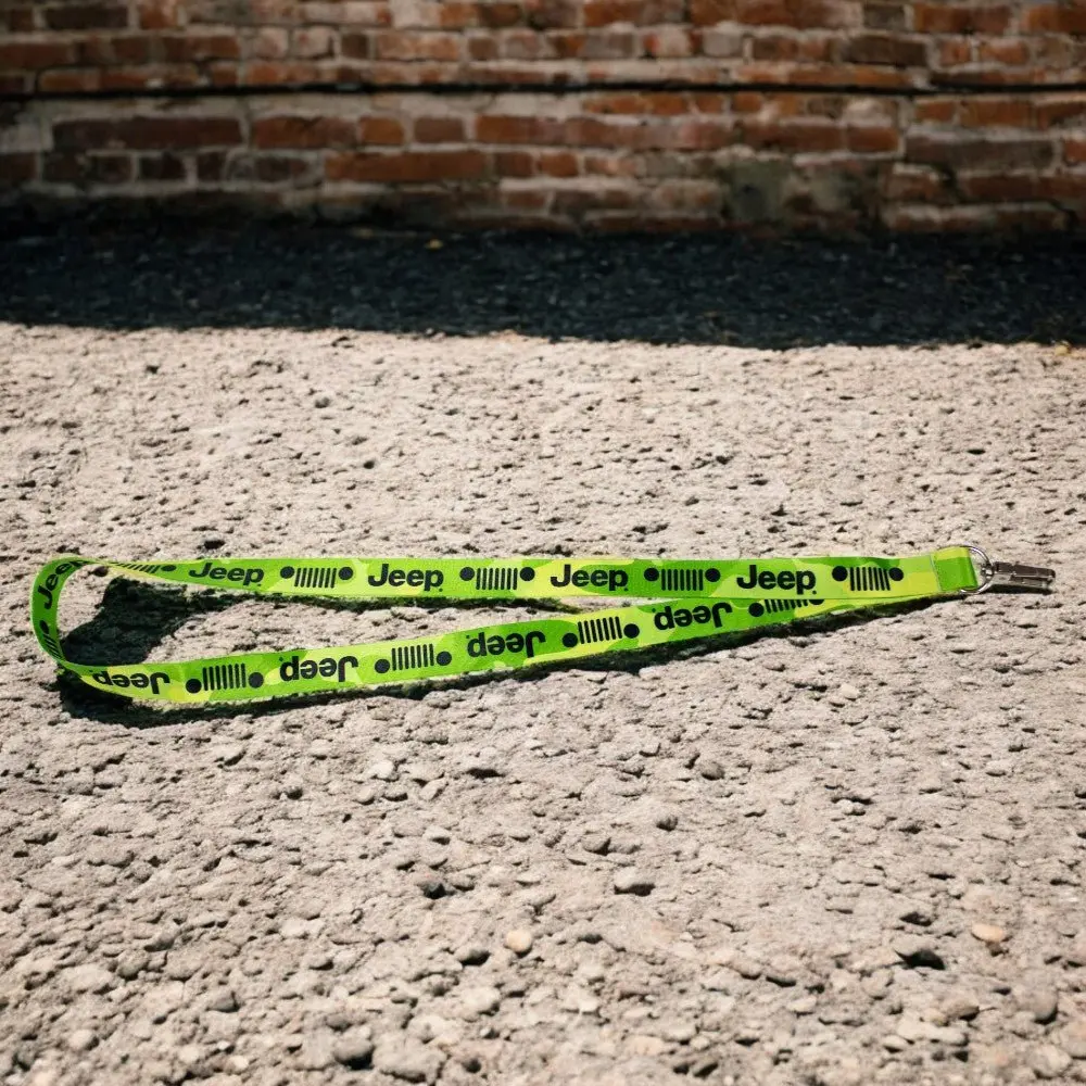 Lanyard - Jeep Gecko Green Camo 1