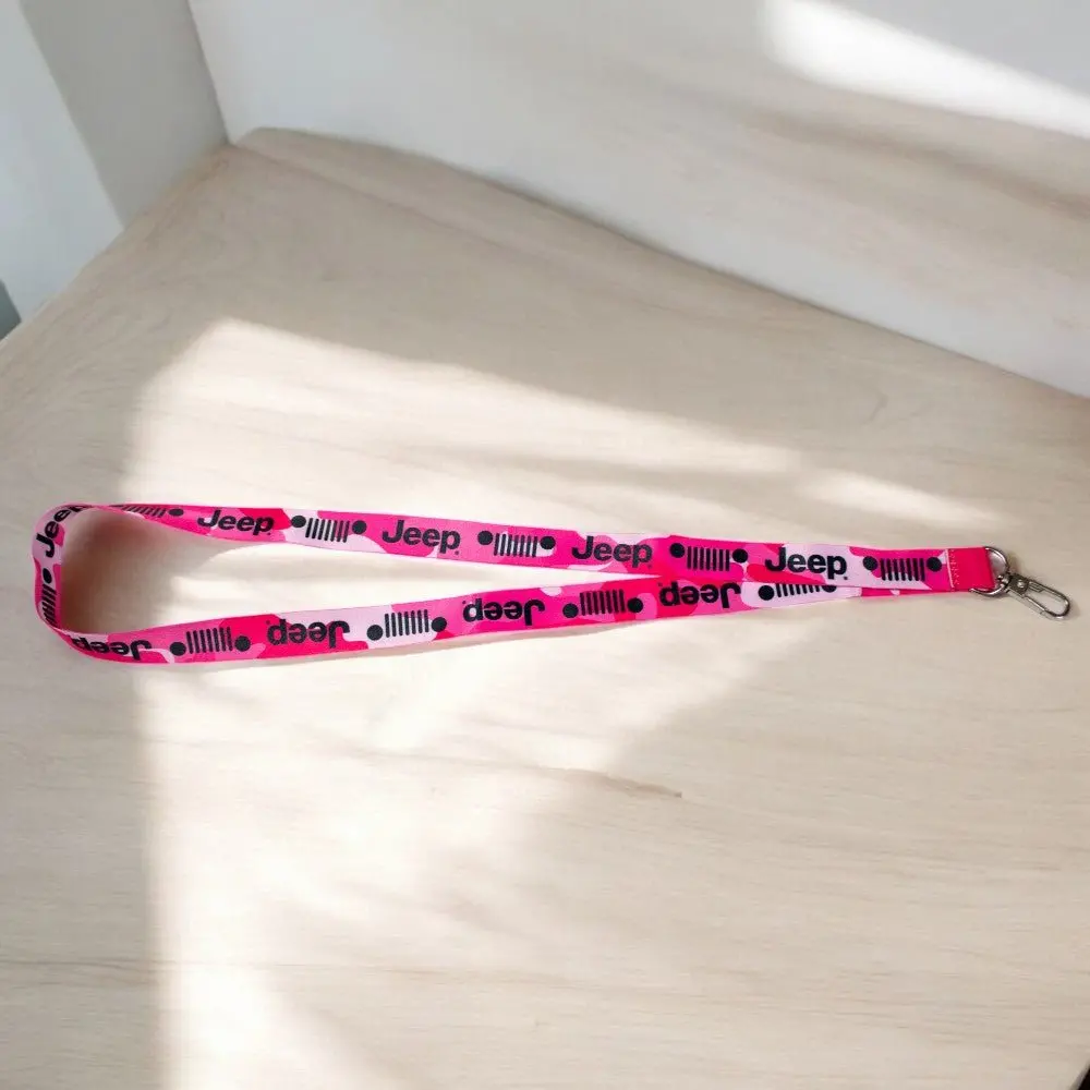 Lanyard - Jeep Hot Pink Camo 1