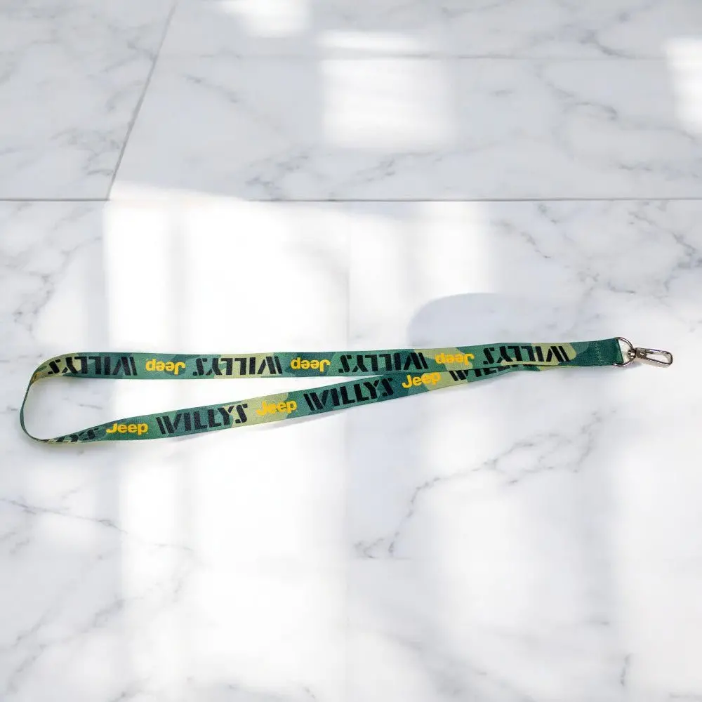 Lanyard - Jeep Willys Green Camo 1