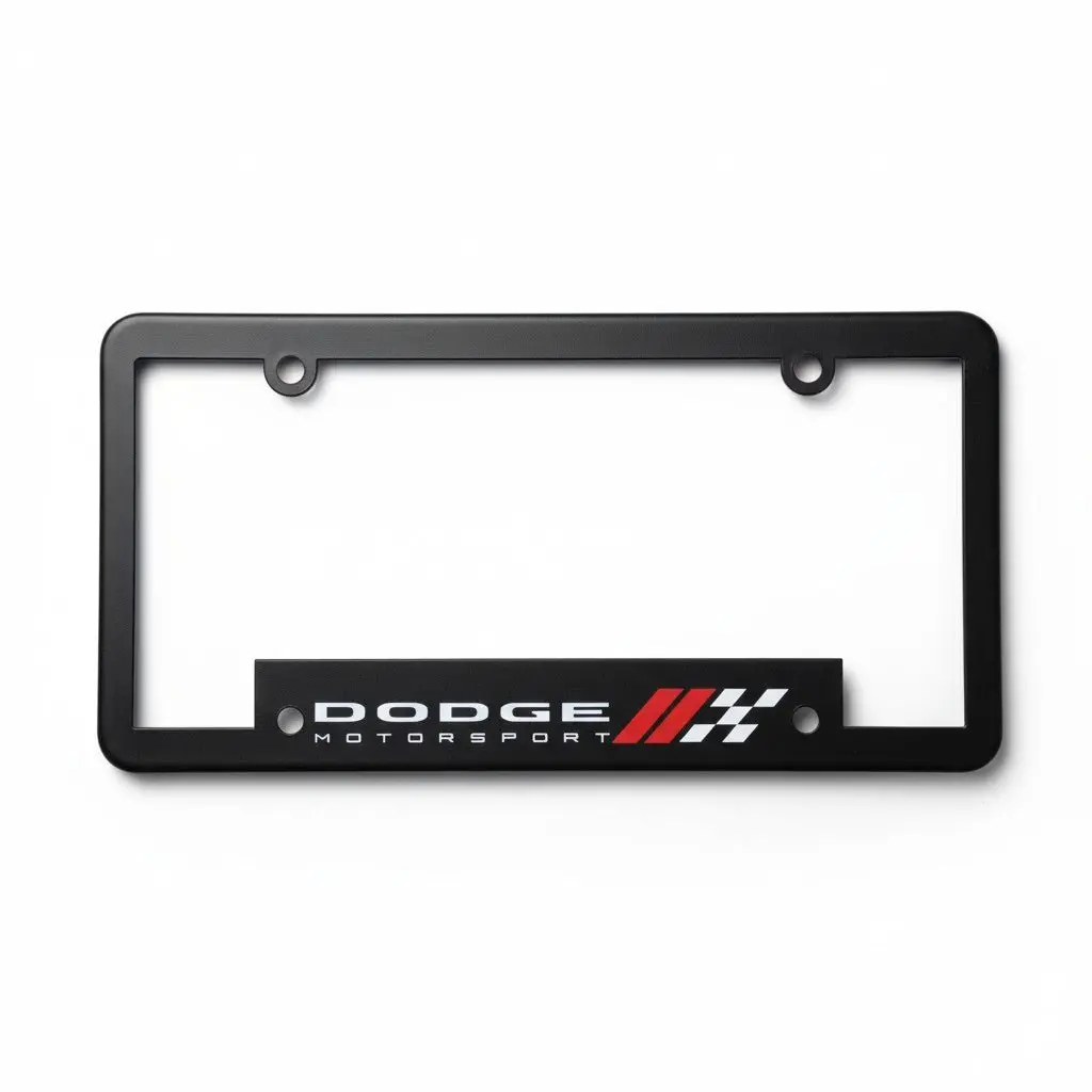 License Plate Frame - Dodge Motor Sport 1