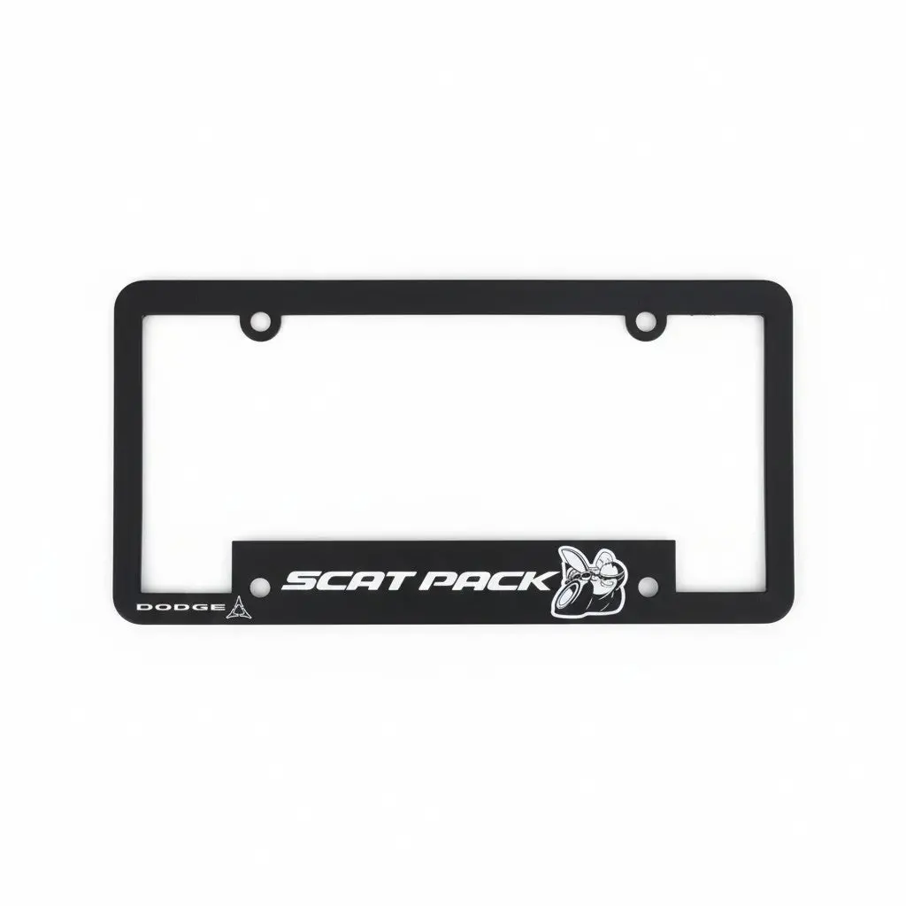 License Plate Frame - Dodge Scat Pack 1