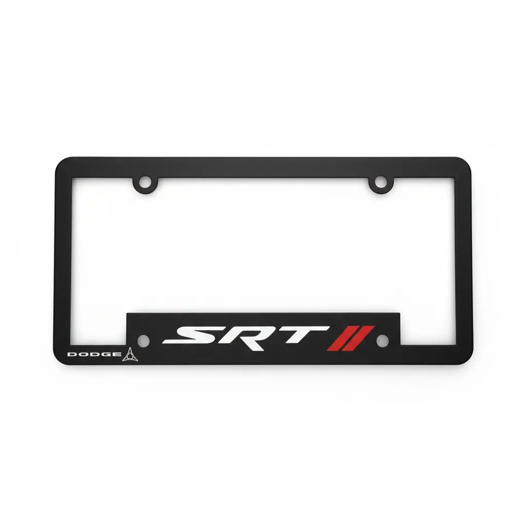License Plate Frame - Dodge Srt 1