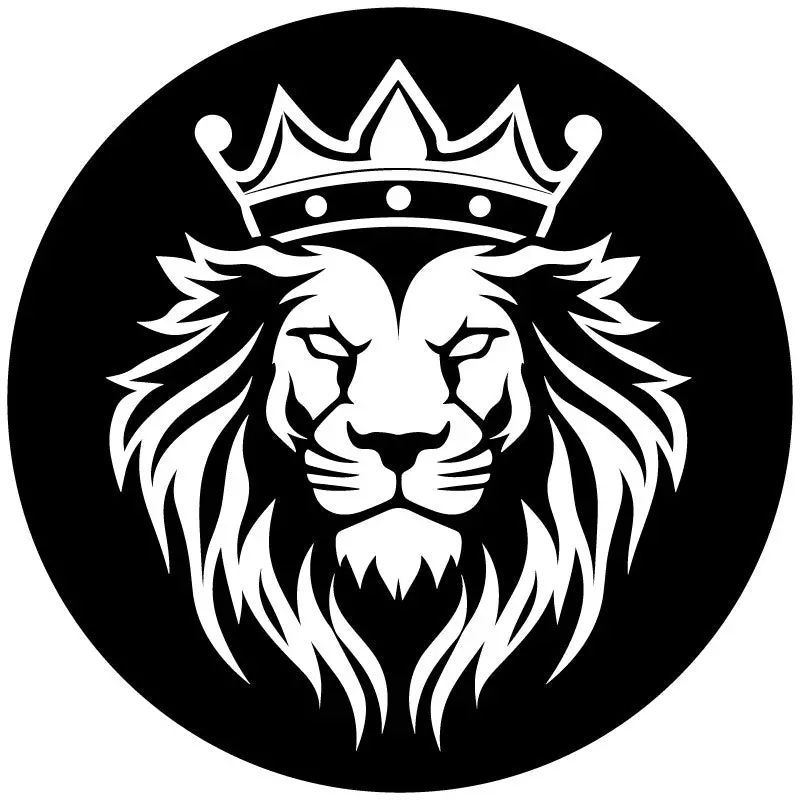 Lion Queen/King Spare Tire Cover For Jeep, Bronco, Rv, Camper, Van, Bus 1