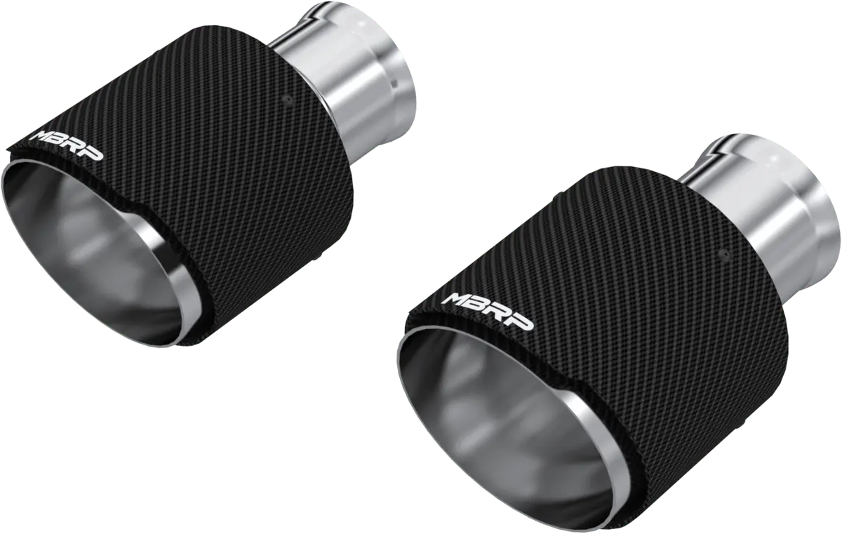 Mbrp Carbon Fiber Round Exhaust Tips 2018-2024 Charger/Durango 5.7L/392/6.4L/6.2L 1