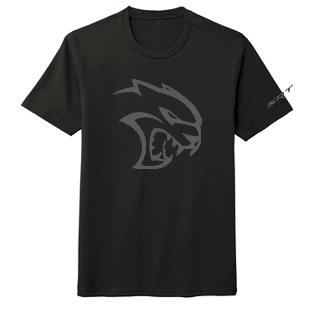 Mens T-Shirt Dodge Srt Hellcat Blackout 1