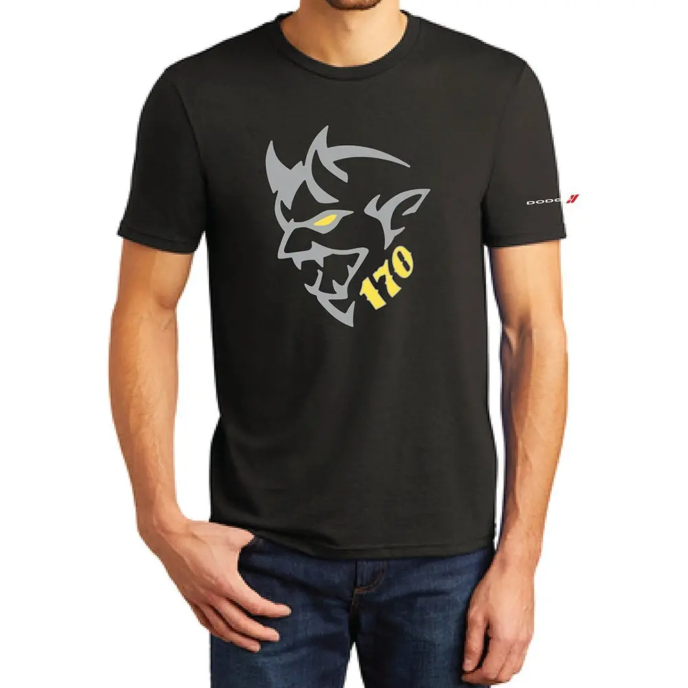 Mens T-Shirt Dodge Demon 170 - Black - Final Sale 1