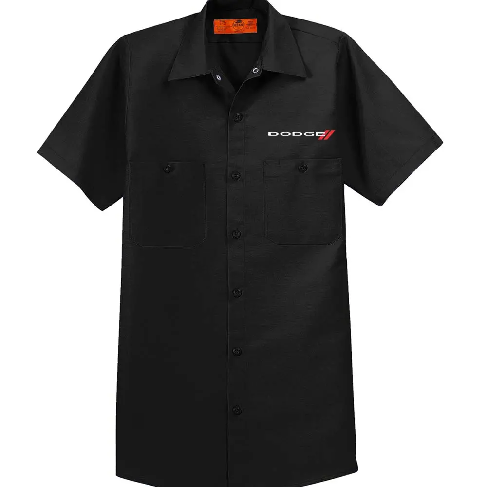 Mens Dodge Mechanic Shirt - Black 1
