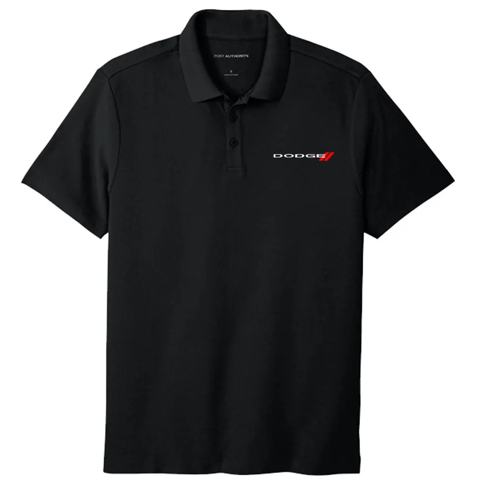 Mens Dodge Polo Shirt - Black 1