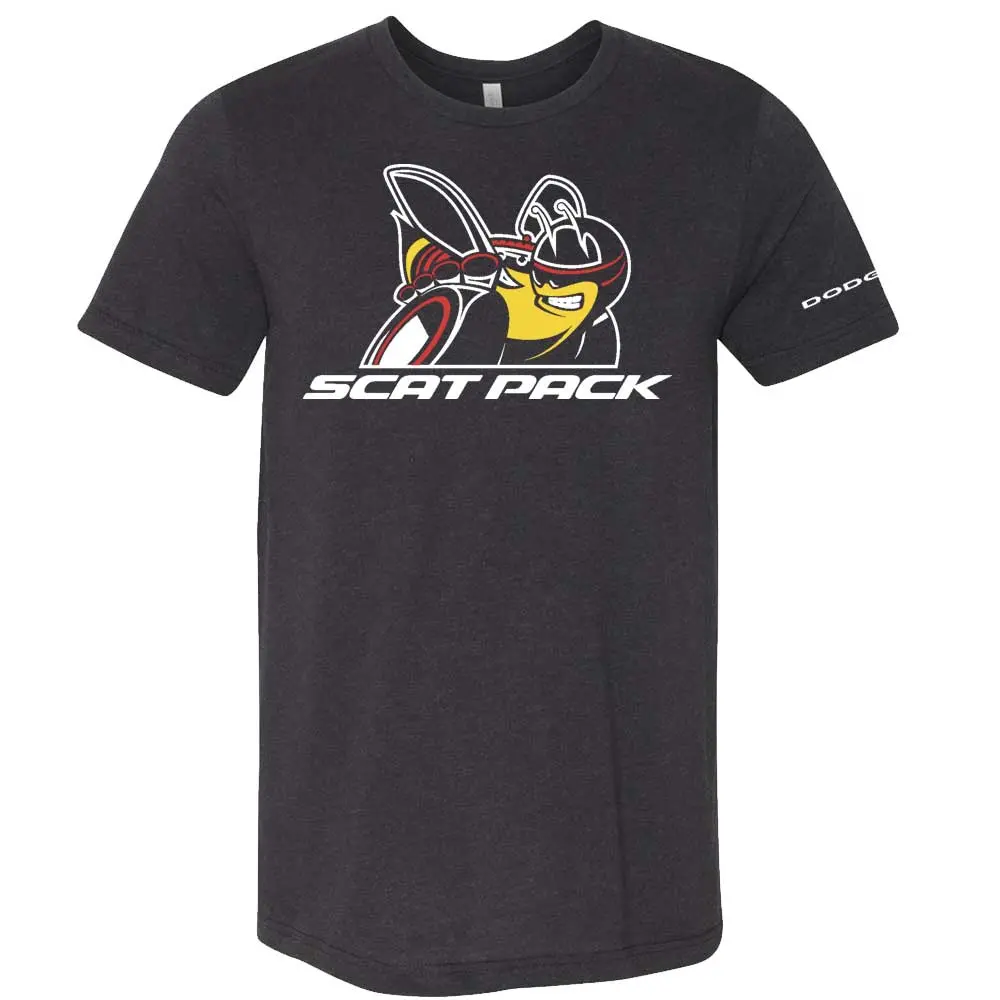 Mens T-Shirt Dodge Scat Pack (Black) 1