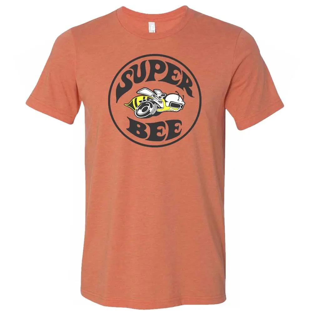 Mens T-Shirt Dodge Super Bee (Heather Orange) 1