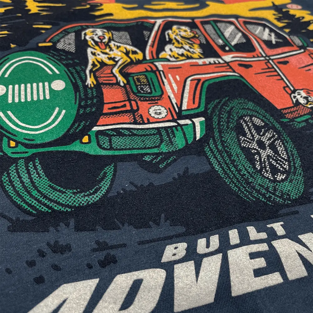 Mens T-Shirt - Jeep® Dogs Built For Adventure 10