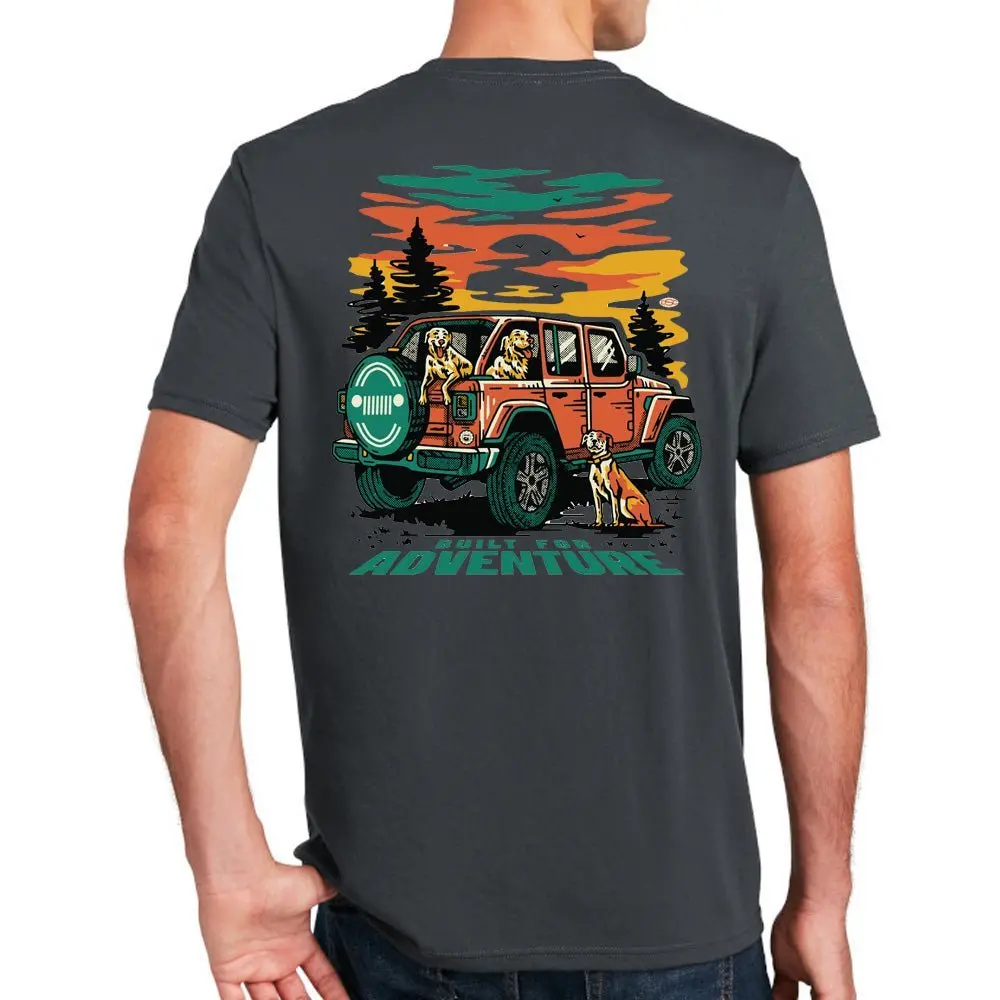 Mens T-Shirt - Jeep® Dogs Built For Adventure 2