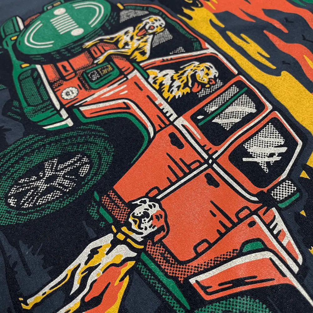 Mens T-Shirt - Jeep® Dogs Built For Adventure 11