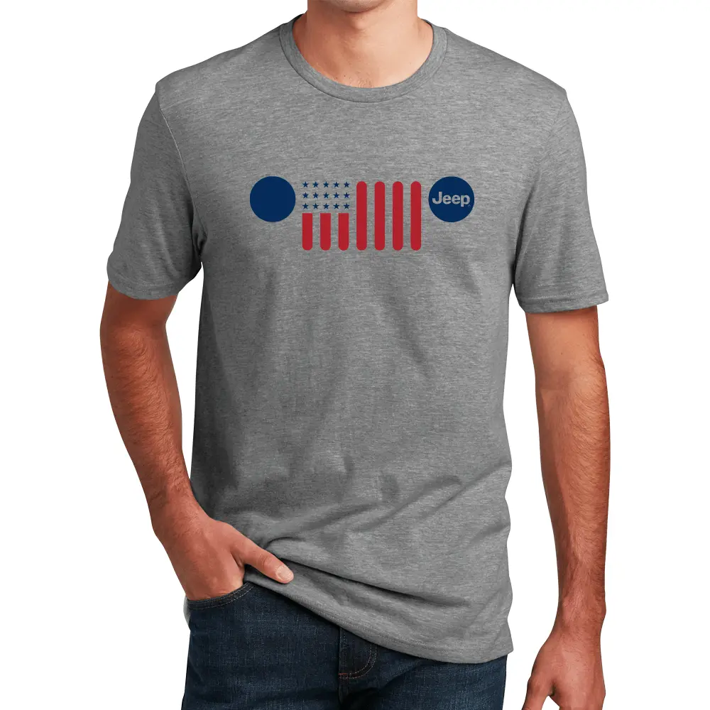 Mens T-Shirt - Jeep® Flag Grille 1
