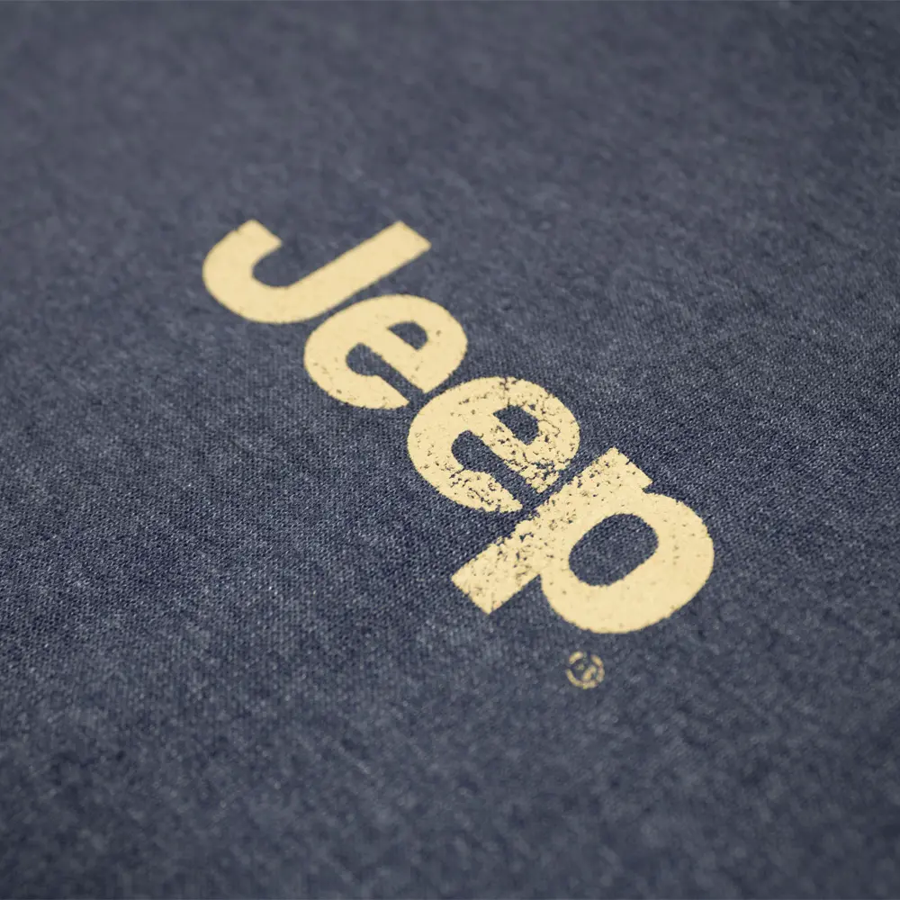 Mens Jeep® Freedom To Roam Crew Neck Sweatshirt - Heather Navy Blue 6