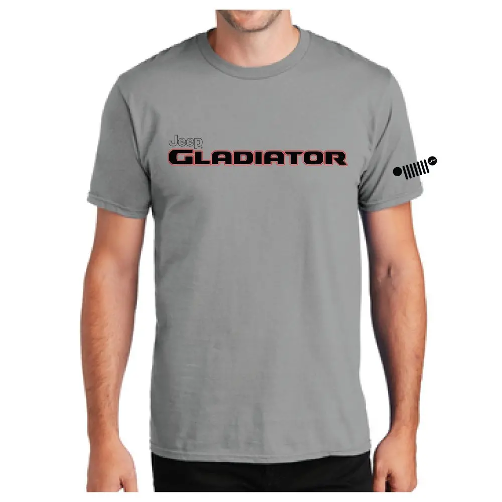Mens T-Shirt Jeep® Gladiator Red/Black - Slate Grey 1