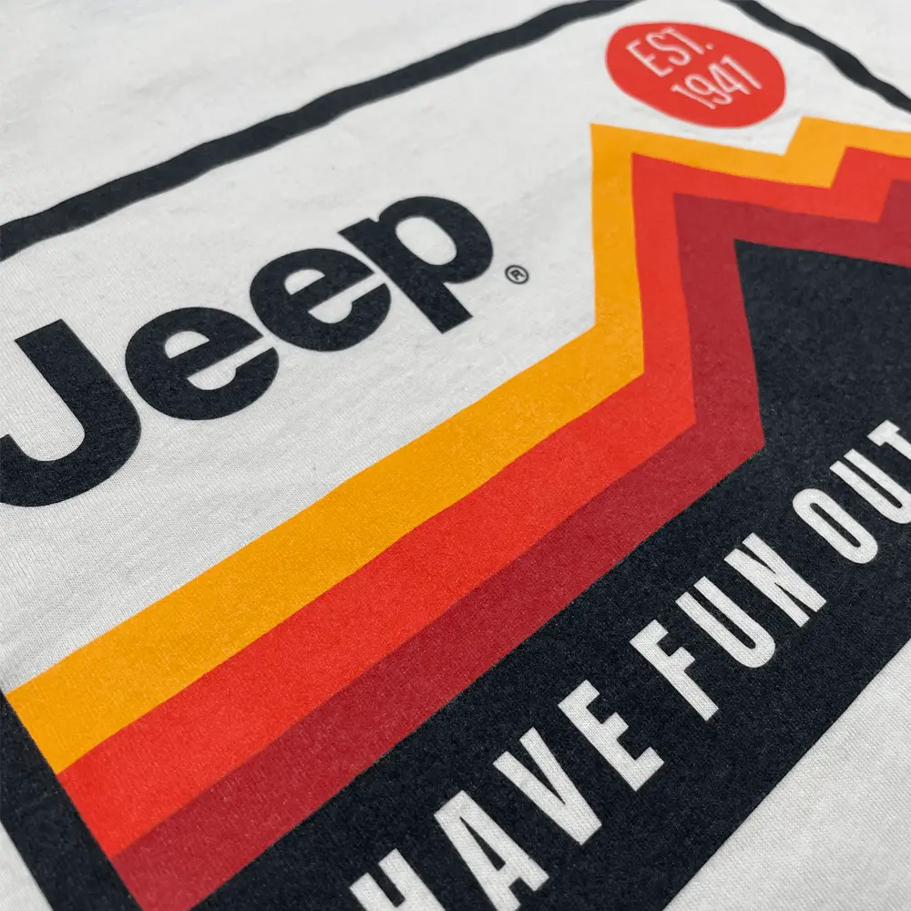 Mens T-Shirt Jeep® Have Fun Out There - Black / Natural 3