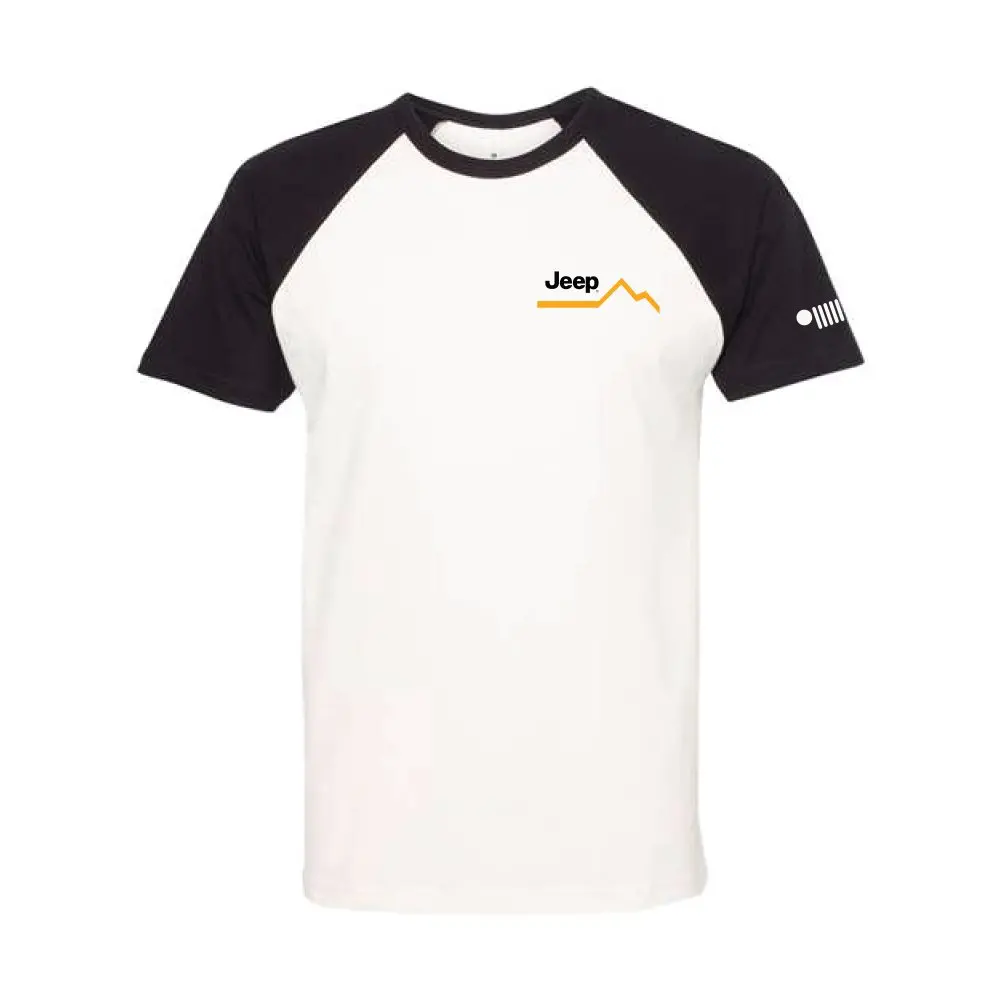 Mens T-Shirt Jeep® Have Fun Out There - Black / Natural 2