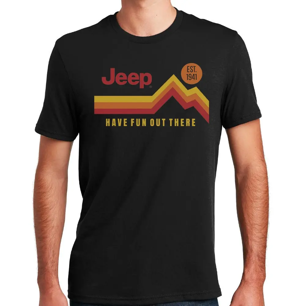 Mens T-Shirt Jeep® Have Fun Out There Vintage 1