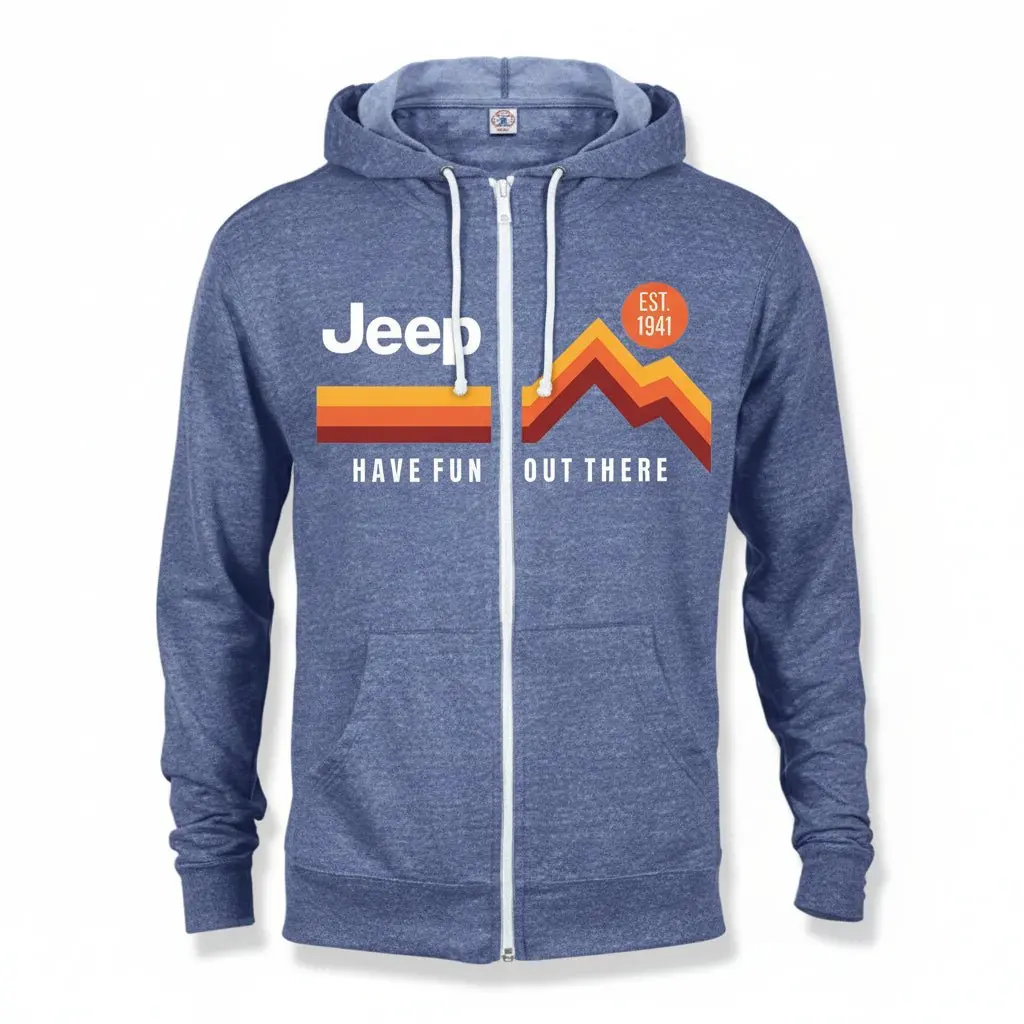 Mens Jeep® Have Fun Out There Zip Hoodie 1