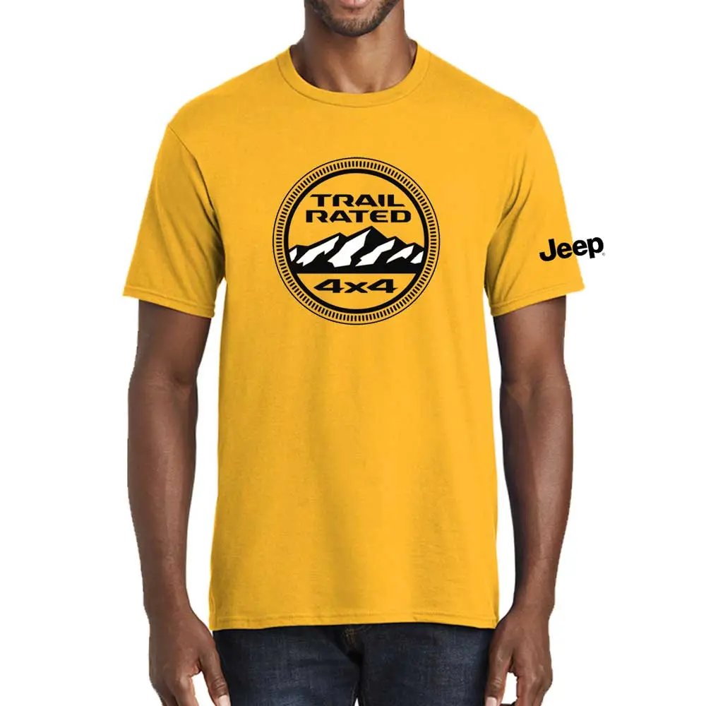 Mens T-Shirt Jeep® Trail Rated - Gold 1