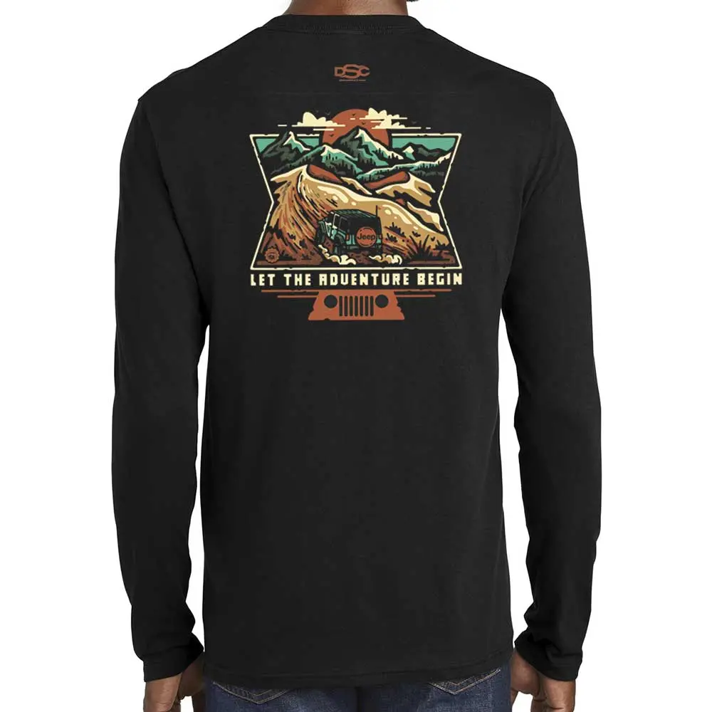 Mens Long Sleeve T-Shirt - Jeep® Dunes 1