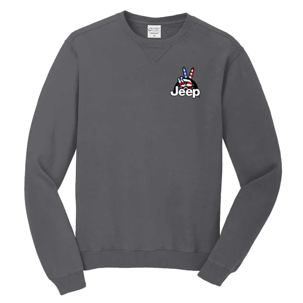 Mens/Unisex Jeep® Wave Crew Sweatshirt 1