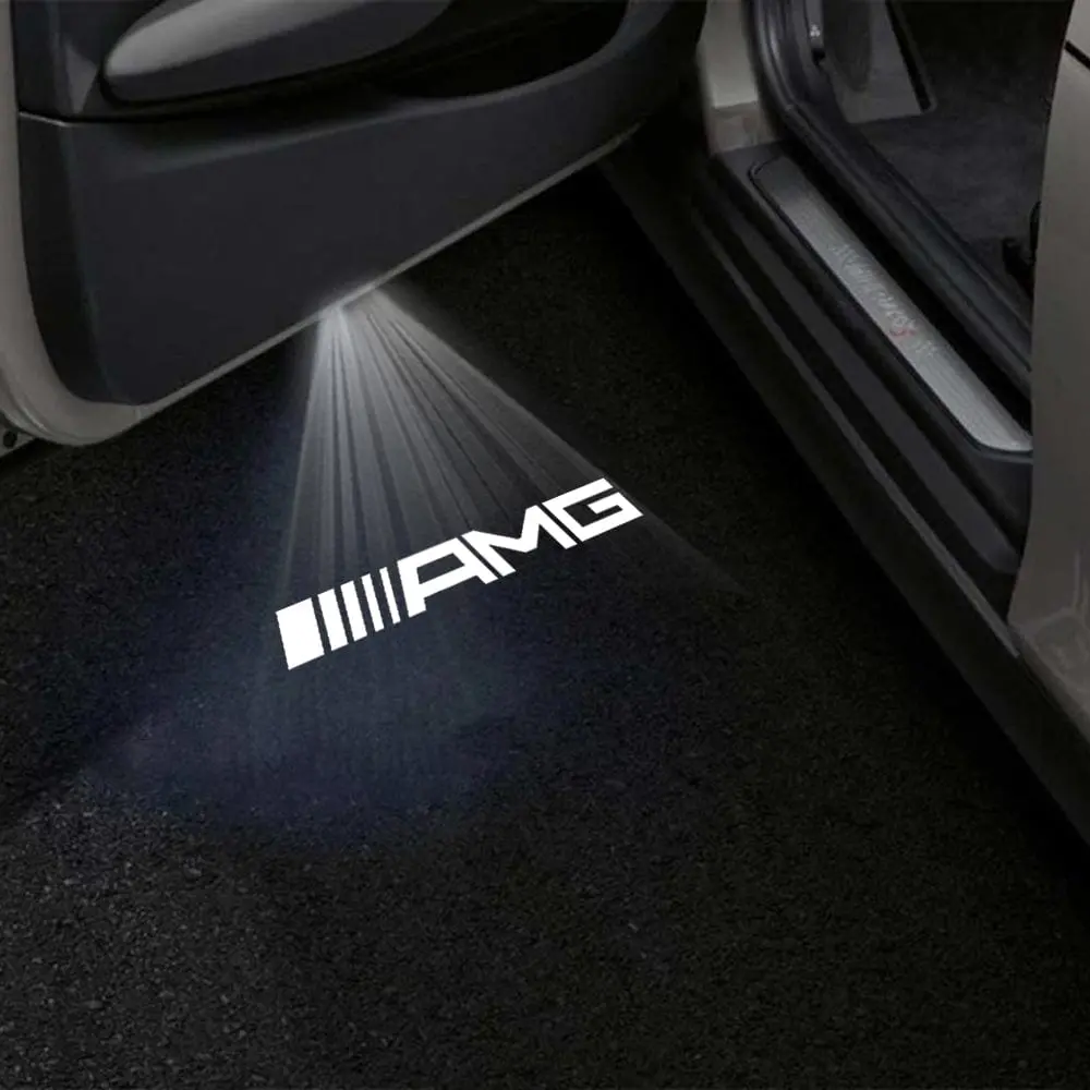 Mercedes-Benz C-Class C204 3Rd Gen Coupe 2 Doors Premium Door Puddle Lights Multiple Designs 2012-2015 7