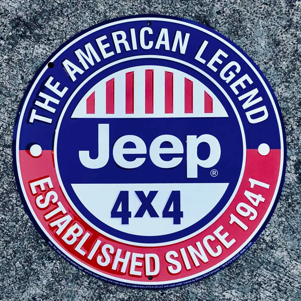Metal Sign - Jeep The American Legend 1