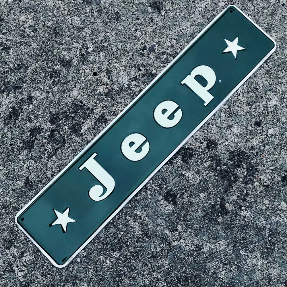 Metal Sign - Jeep® Vintage Stars 1