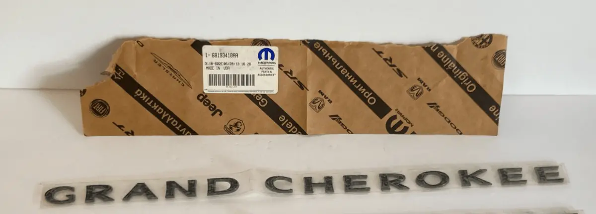 Mopar Oem Grand Cherokee Badge 1