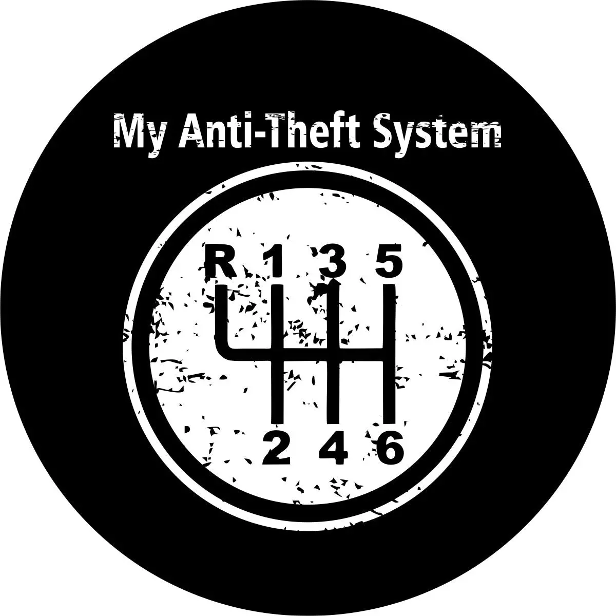 My Anti-Theft System Manual Transmission Stick Shift - Spare Tire Cover For Jeep, Bronco, & More 1