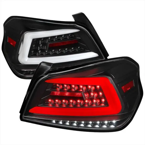 Ntxglow Black Led Tail Lights (2015 - 2021 Subaru Wrx) 1