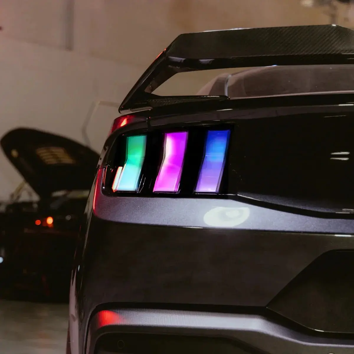 Ntxglow Clear Rgb Tail Lights (2024+ Ford Mustang) 1