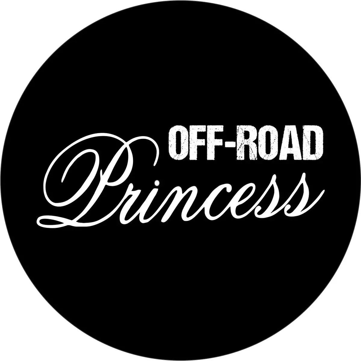 Off Road Princess Spare Tire Cover - Jeep, Bronco, Rv, Fj Cruiser, Camper, Trailer, & More 1