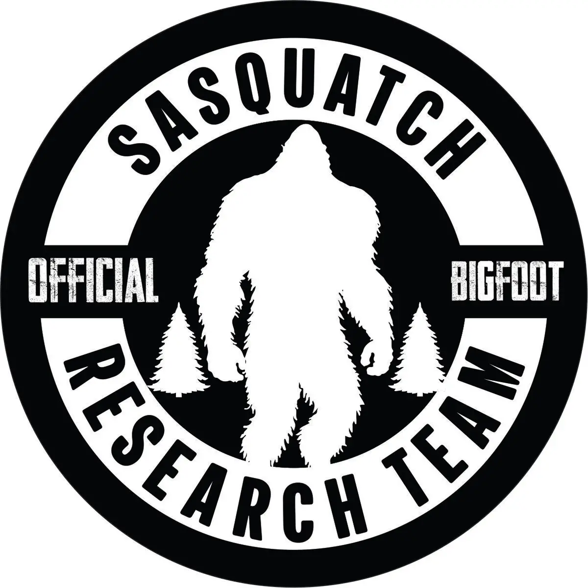 Official Sasquatch Bigfoot Research Team Spare Tire Cover For Jeep, Bronco, Rv, Camper, Van, & More 1