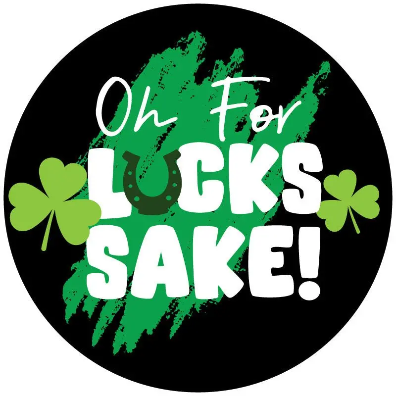 Oh For Lucks Sake Irish Spare Tire Cover For Camper, Jeep, Rv, Bronco, Van, Trailers 1