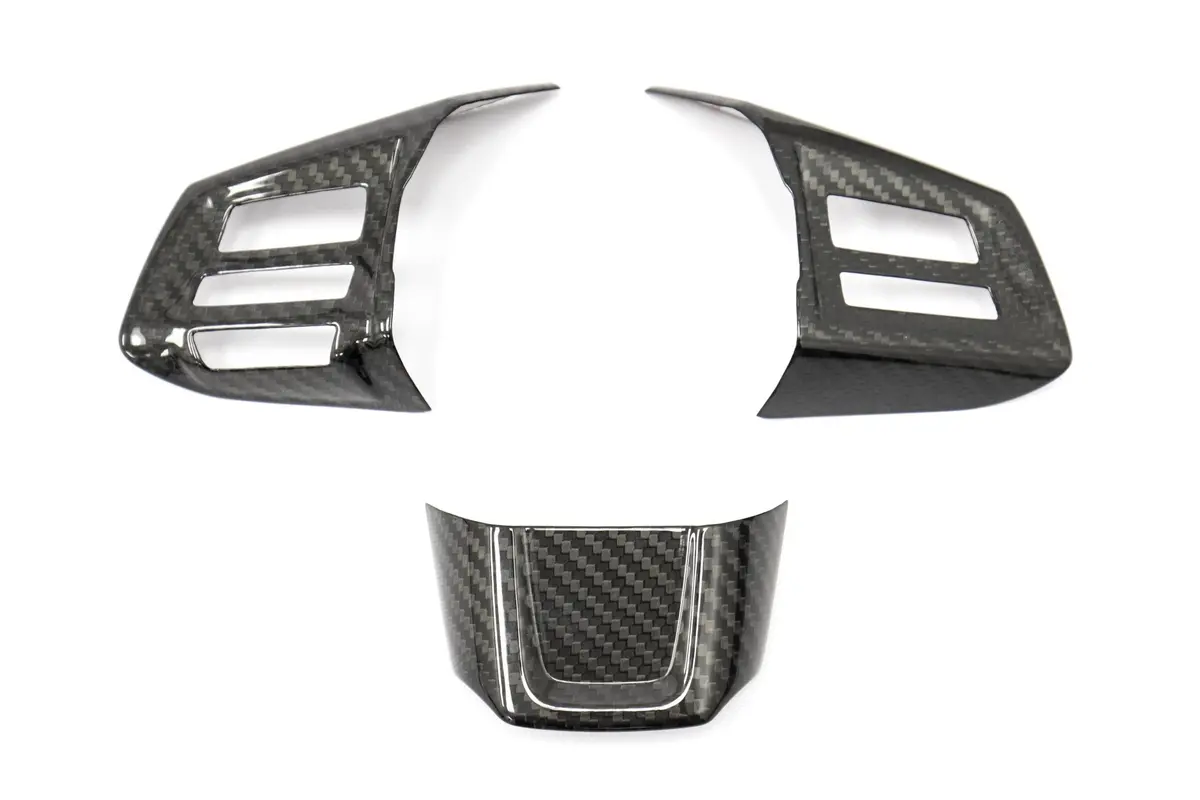 Olm Carbon Fiber Steering Wheel Covers - 2015 Subaru Wrx / 2015 Sti (Mt) 1