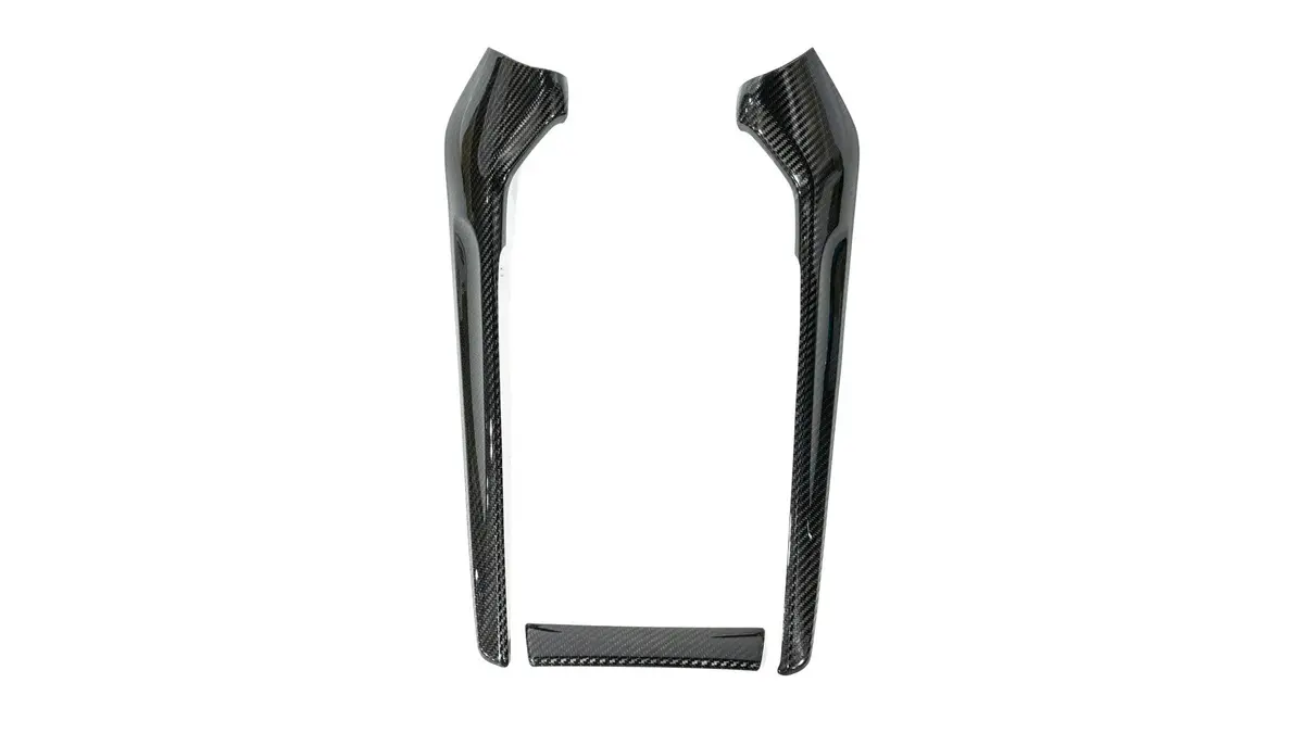 Olm Le Carbon Fiber Shift Panel Side Covers (3Pc) - 2023+ Honda Civic Fl5 Type R 1