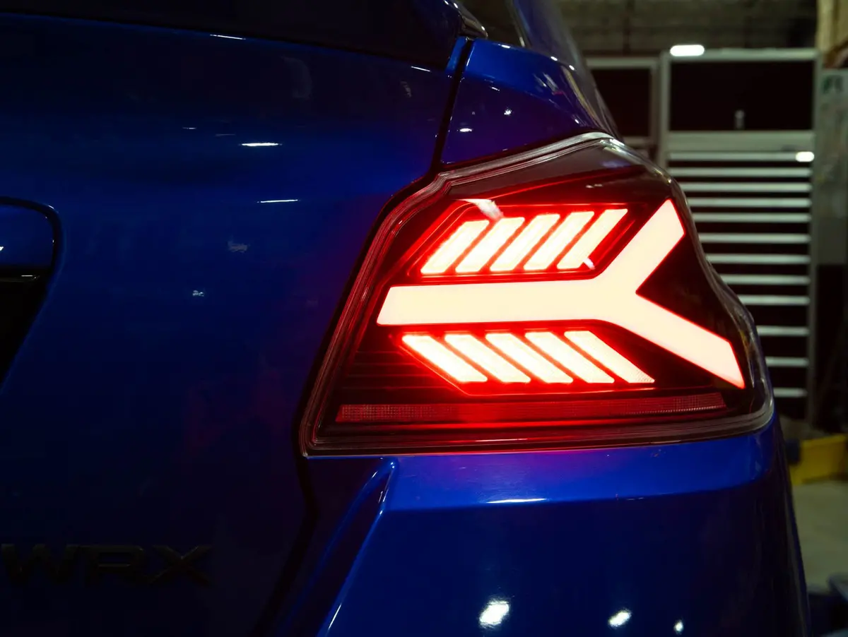 Olm Y-Spec Led Taillights (Clear Lens  White Optic) - 2015-2021 Wrx / Sti 1