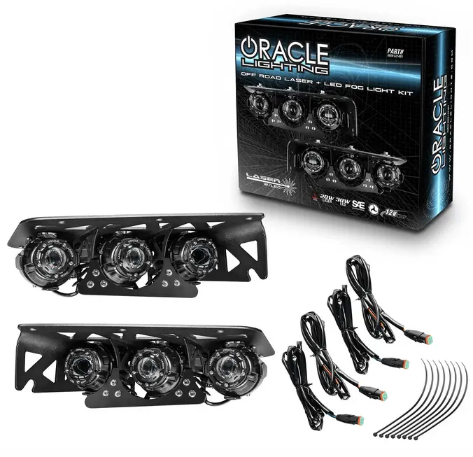 Oracle Laser Auxiliary Light / Led Fog Light Kit 2021-2024 Bronco 1