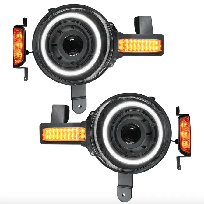 Oracle Oculus Bi-Led Projector Headlights White 2021-2024 Bronco 1