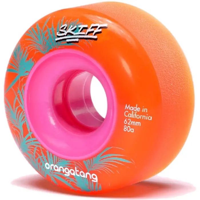 Orangatang Skiff Slasher 80A Longboard Wheels - Orange - 62Mm 1