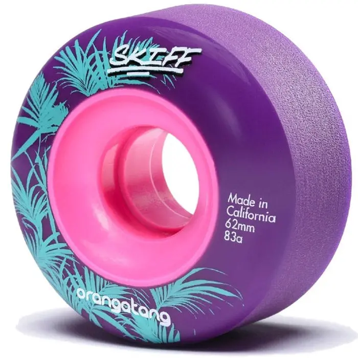 Orangatang Skiff Slasher Longboard Wheels - Purple - 62Mm 1