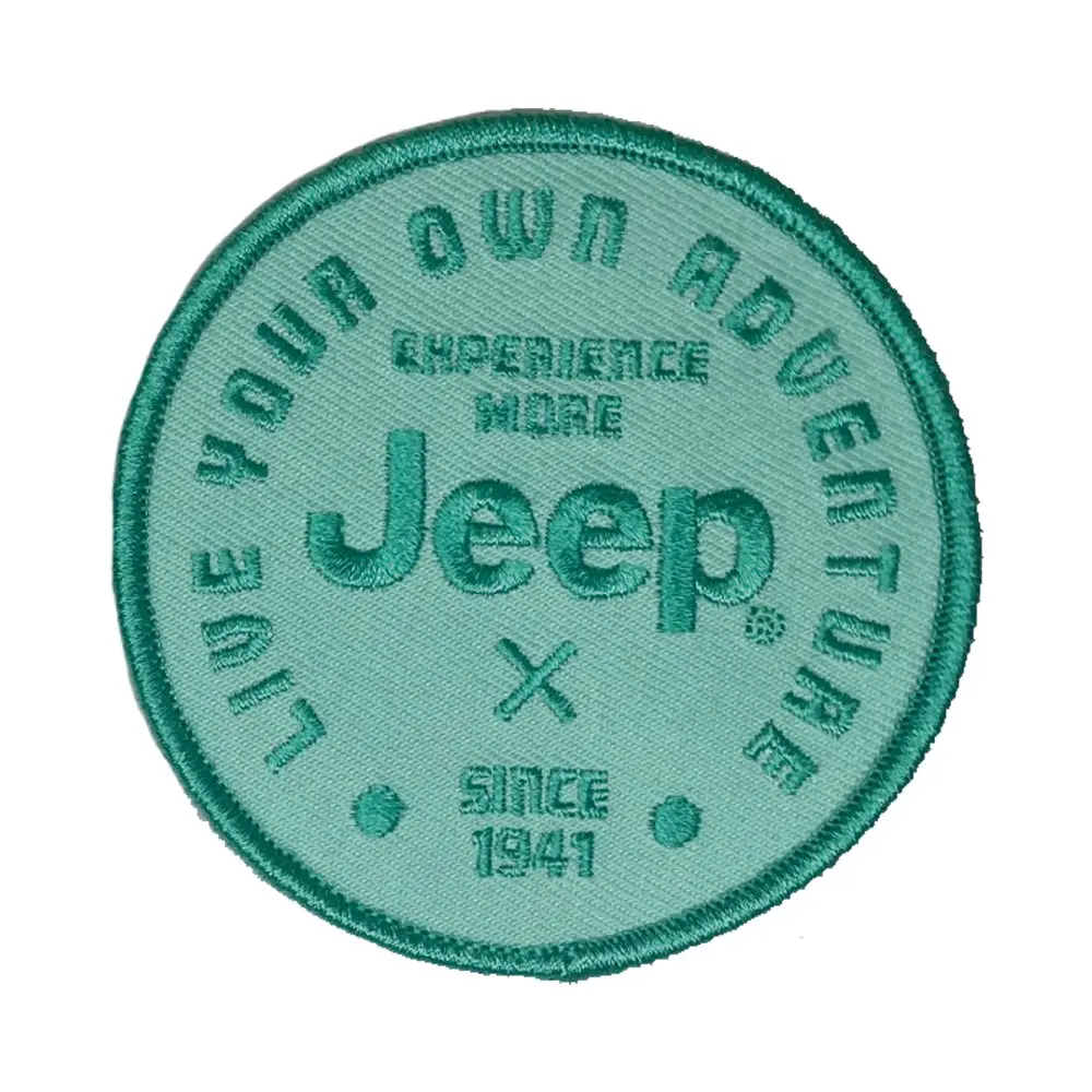 Patch - Jeep Live Your Adventure - Teal 1